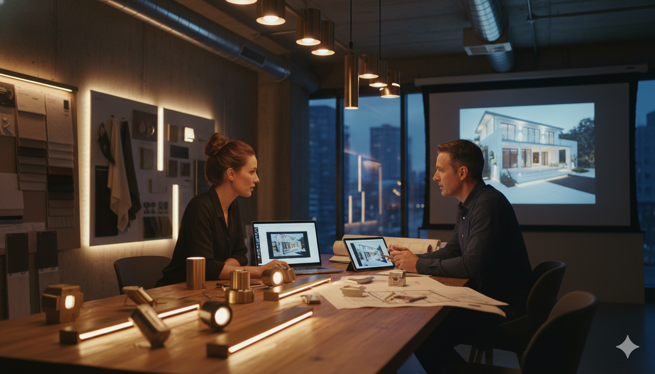 Custom lighting design consultation